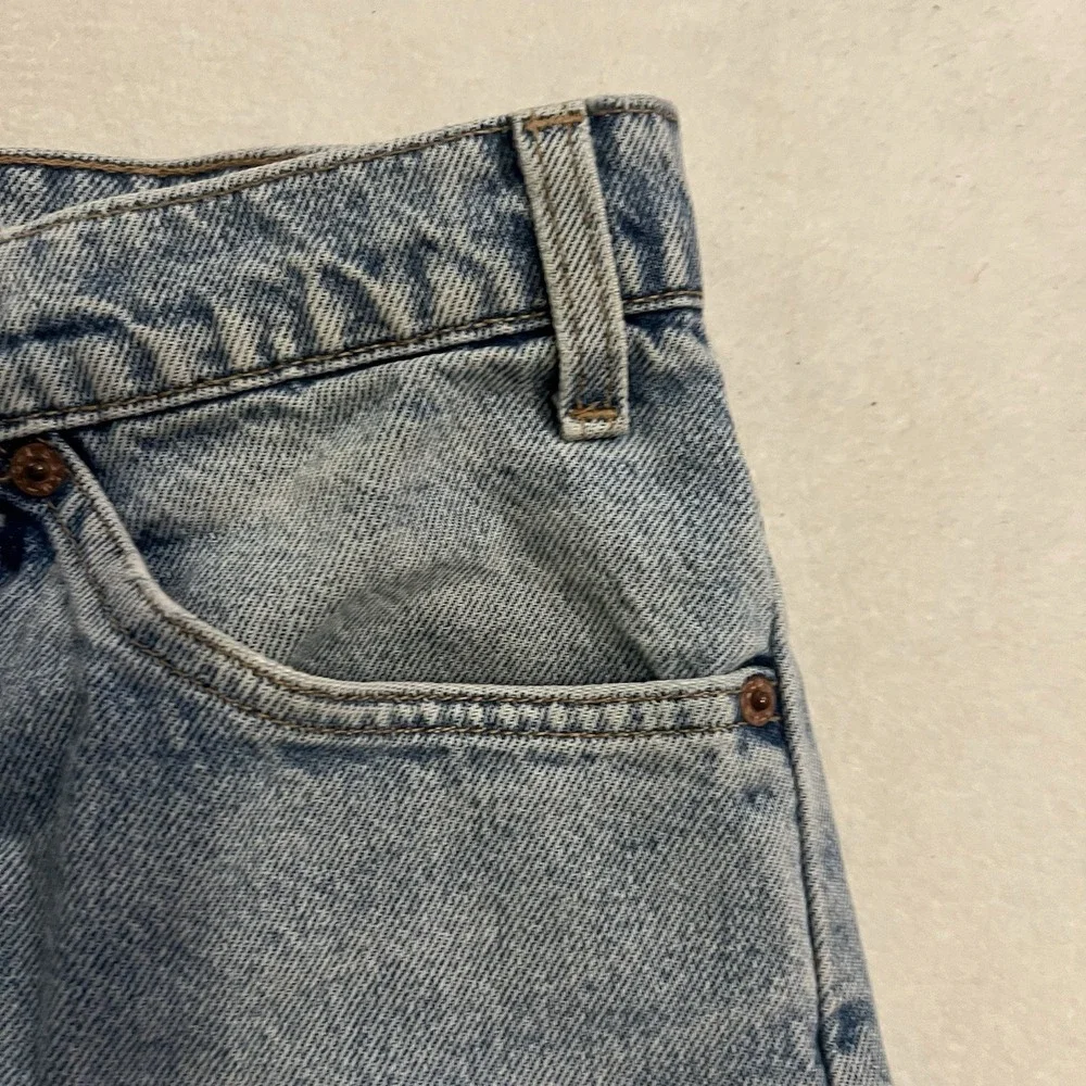 Vintage Levis 505 Jeans Men's 36x30 (Fits 35x29) Blue Orange Tab Light Wash 1995